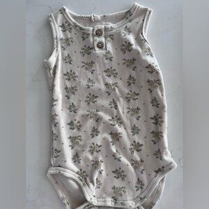Mebie baby floral bodysuit